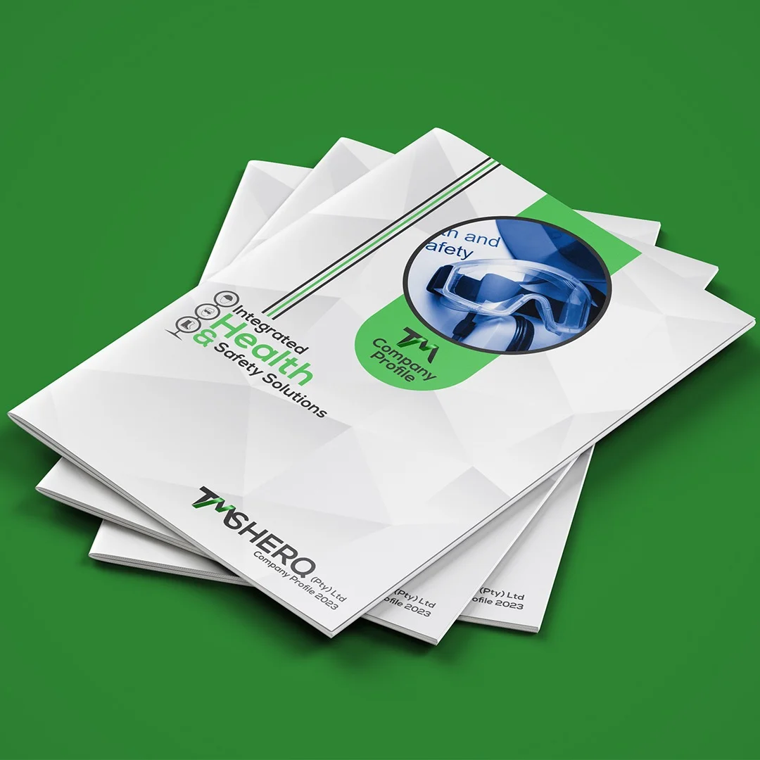 Company profile design for Johannesburg business
