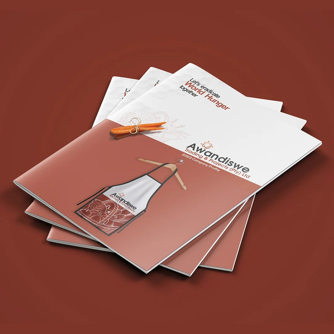 Professional business profile design services page