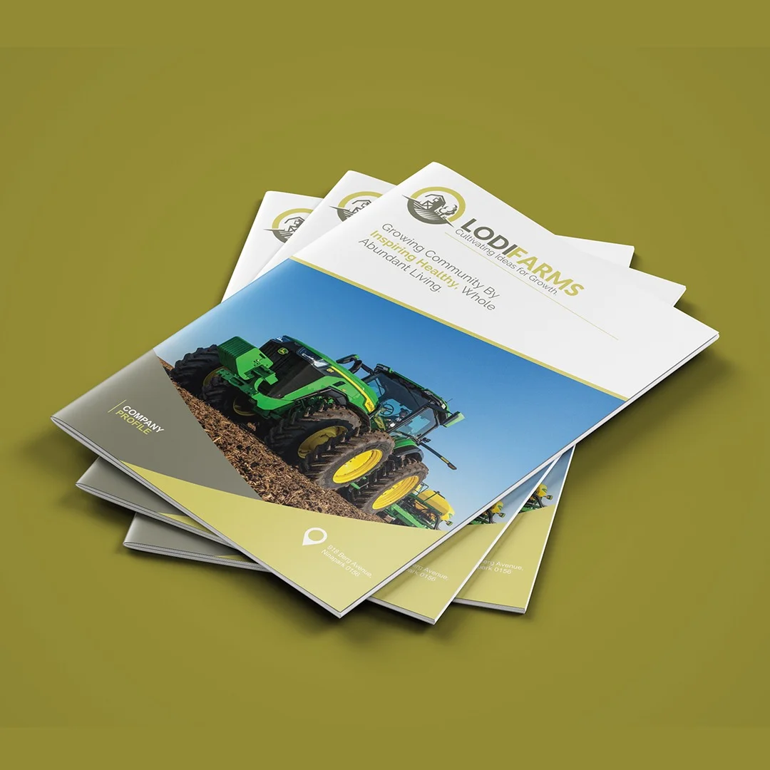 Company profile design sample 4