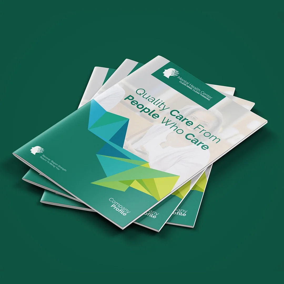 Company profile credentials section design