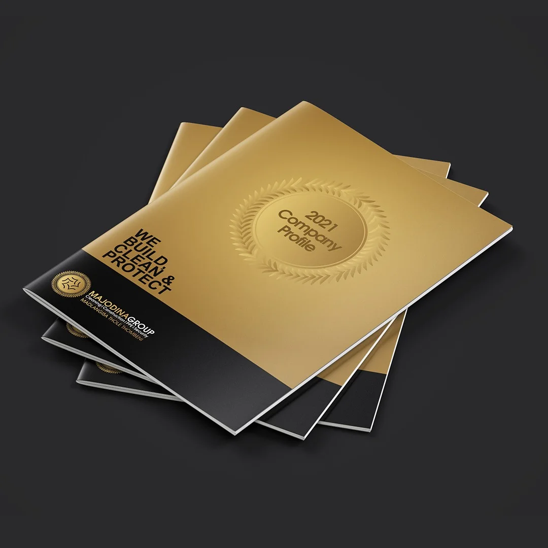 Company profile design sample