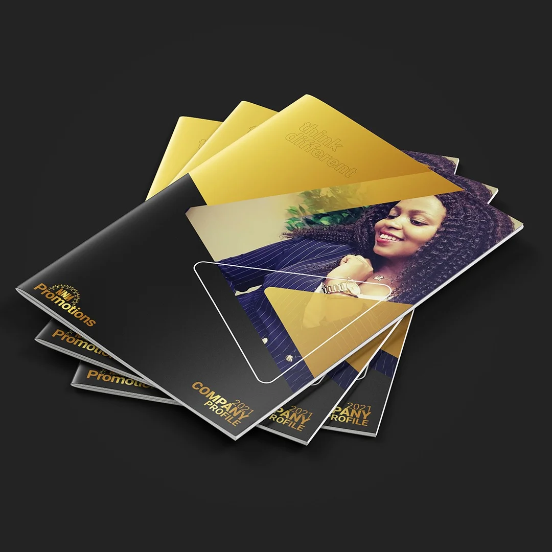 Company profile design for logistics business